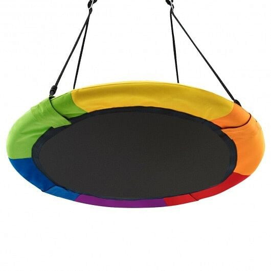 40 Inch Flying Saucer Tree Swing Outdoor Play for Kids-1